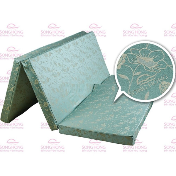 Nệm Bông Tinh Khiết SÔNG HỒNG vải gấm